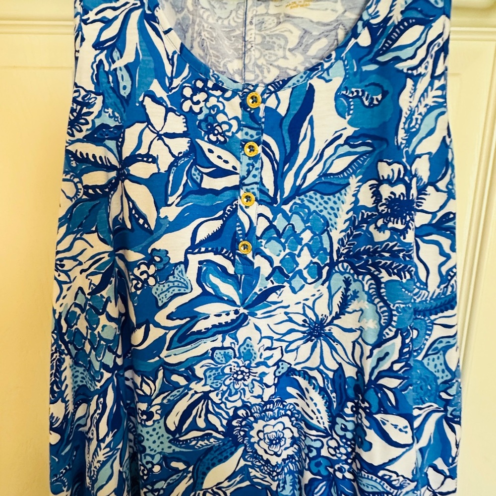 Lilly Pulitzer Lela Henley Tank Dress - Picture 3 of 6